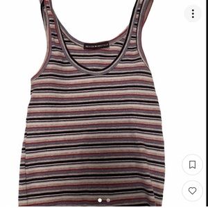 Brandy melville stripped tank top